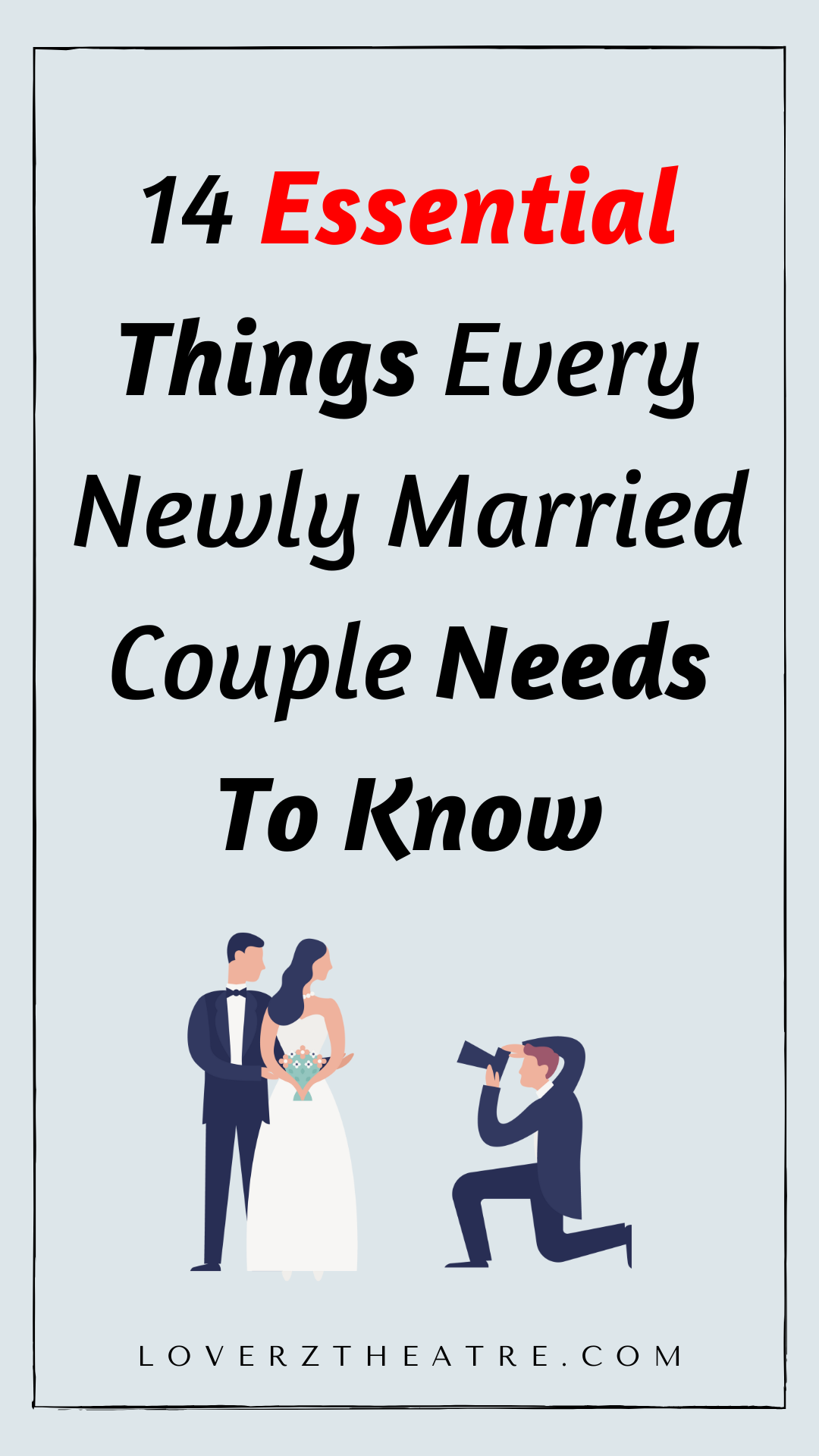 things every newly married couple needs to know