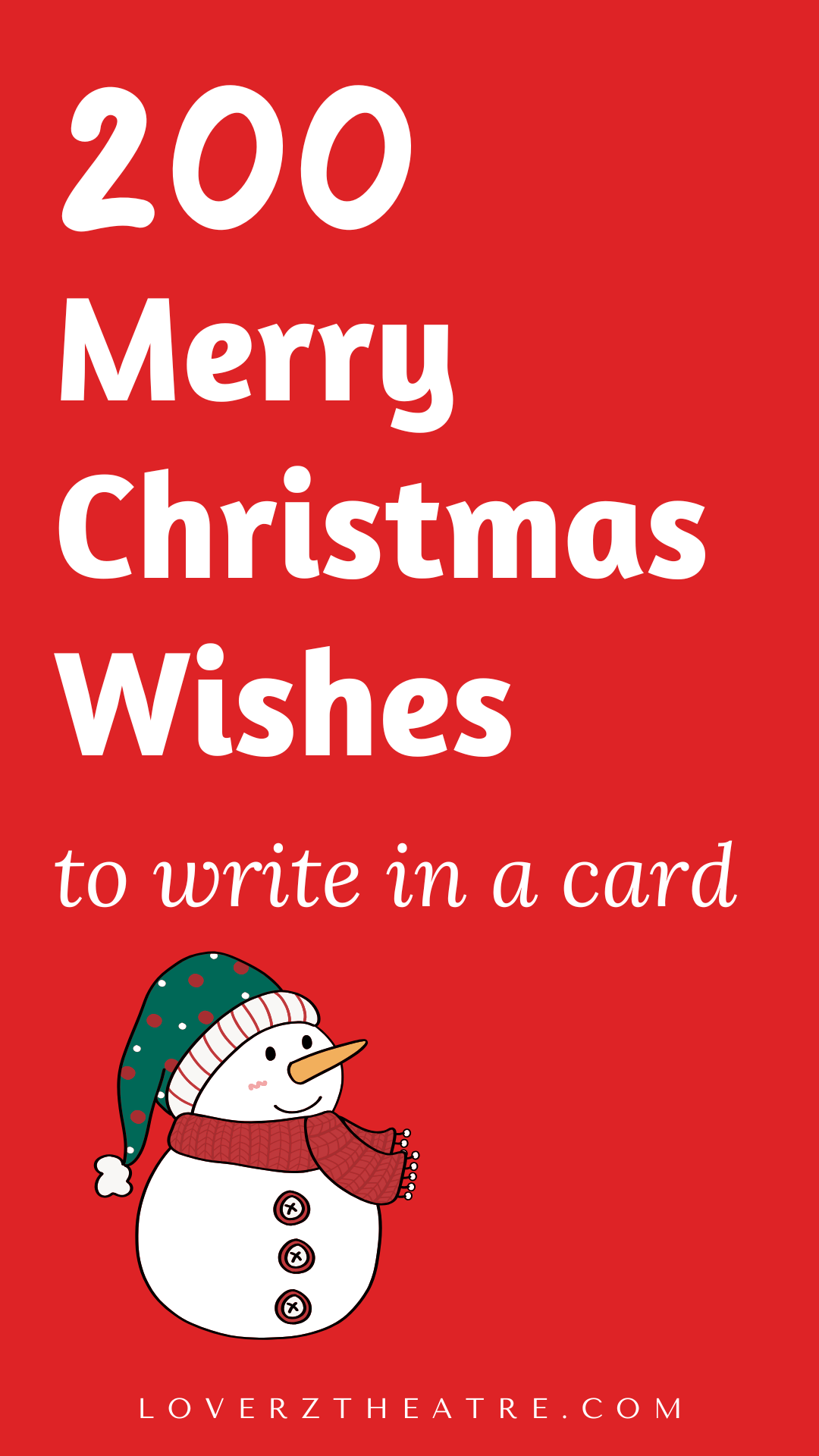 what to write in a christmas card