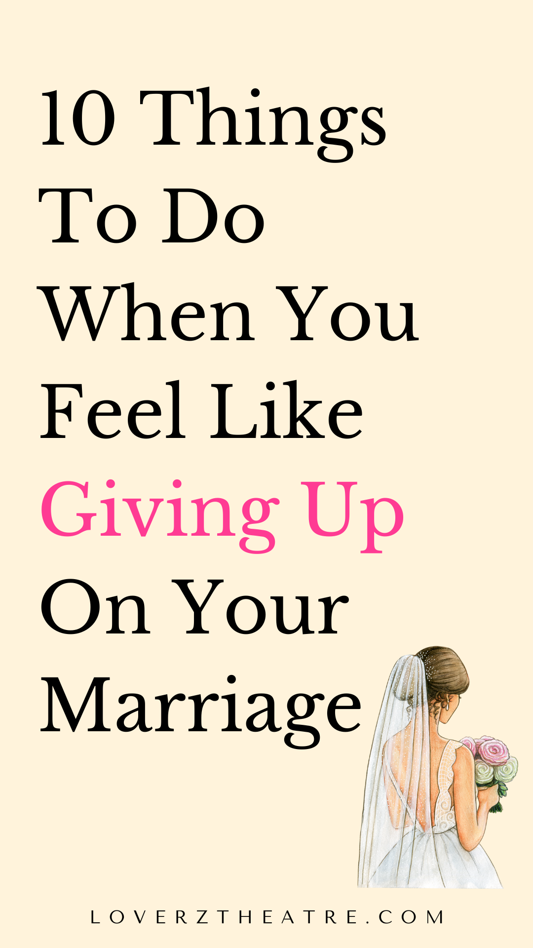 things to do before giving up on your marriage
