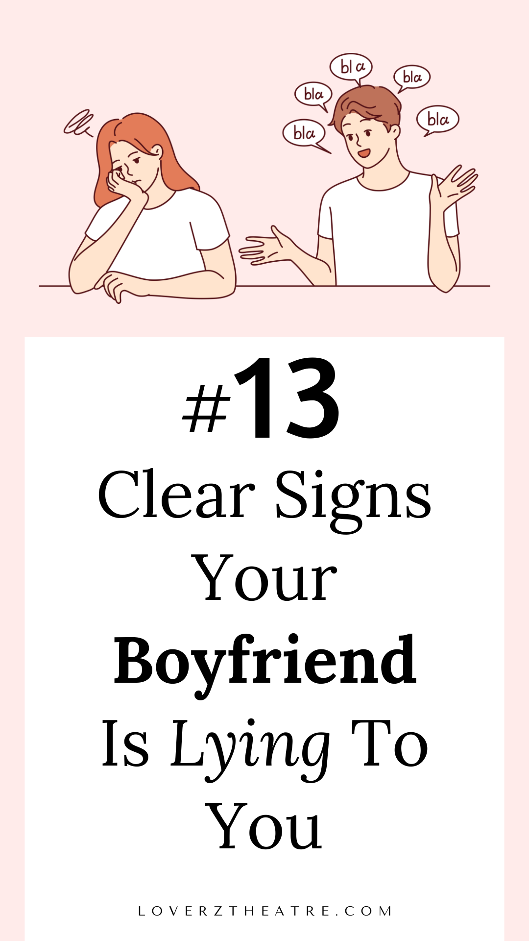 signs your boyfriend is lying to you